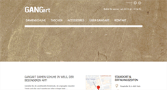 Desktop Screenshot of gangart.cc